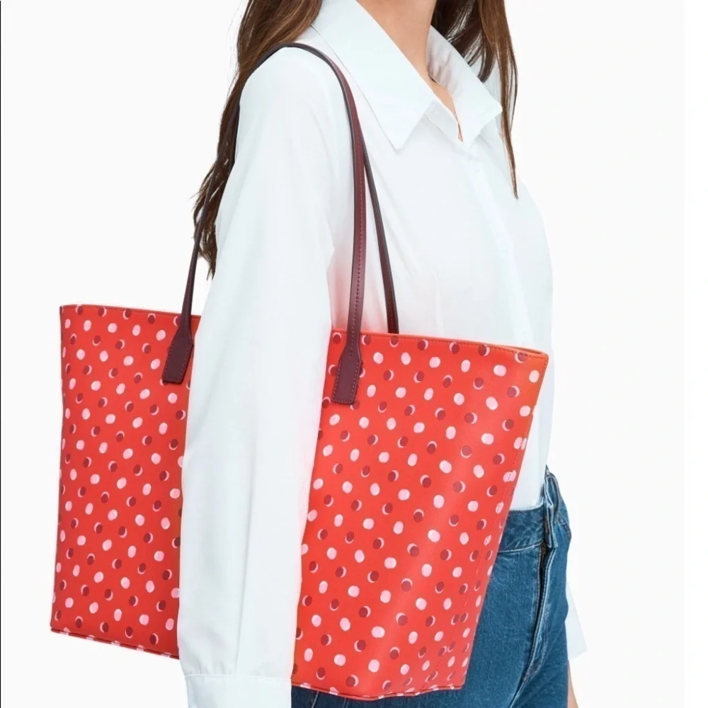 Kate SPADE‎ STREET FIESTA MARGARETA MINI DOT SHOULDER BAG WITH CLUTCH